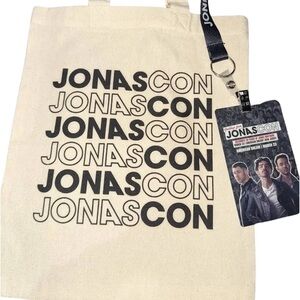 Jonas Brothers “Jonas Con” 3/23/25 Limited Edition Tote Bag & Lanyard